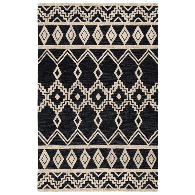 Union Rustic Abbegail Hand Tufted Wool Southwestern Rug
