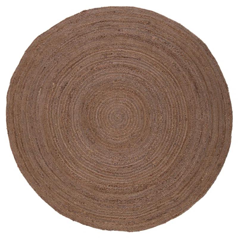 August Grove® Lupica Natural Fiber Hand Woven Jute Solid Color Rug | Wayfair
