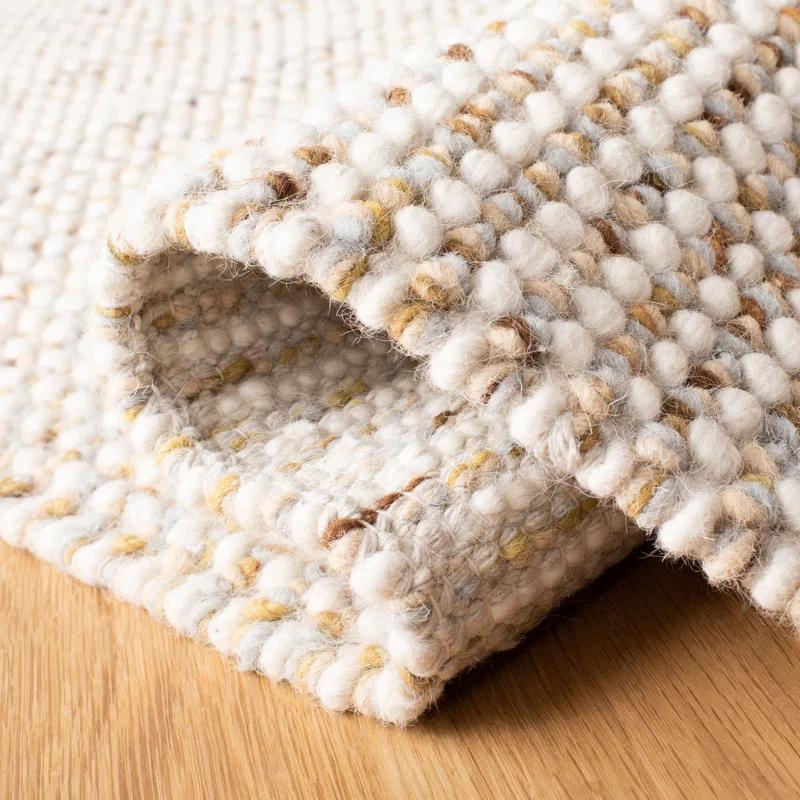 Latitude Run® Vermont Hand Woven Wool Solid Color Rug