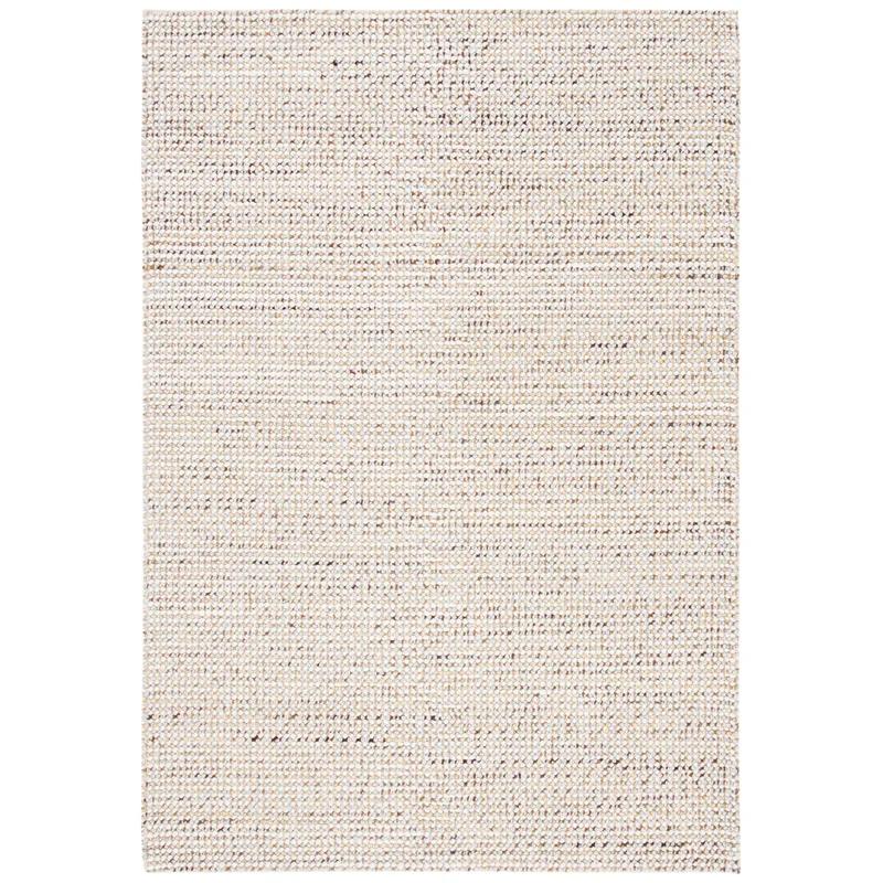 Vermont Elegance Ivory & Silver 8' x 10' Hand-Knotted Wool Area Rug