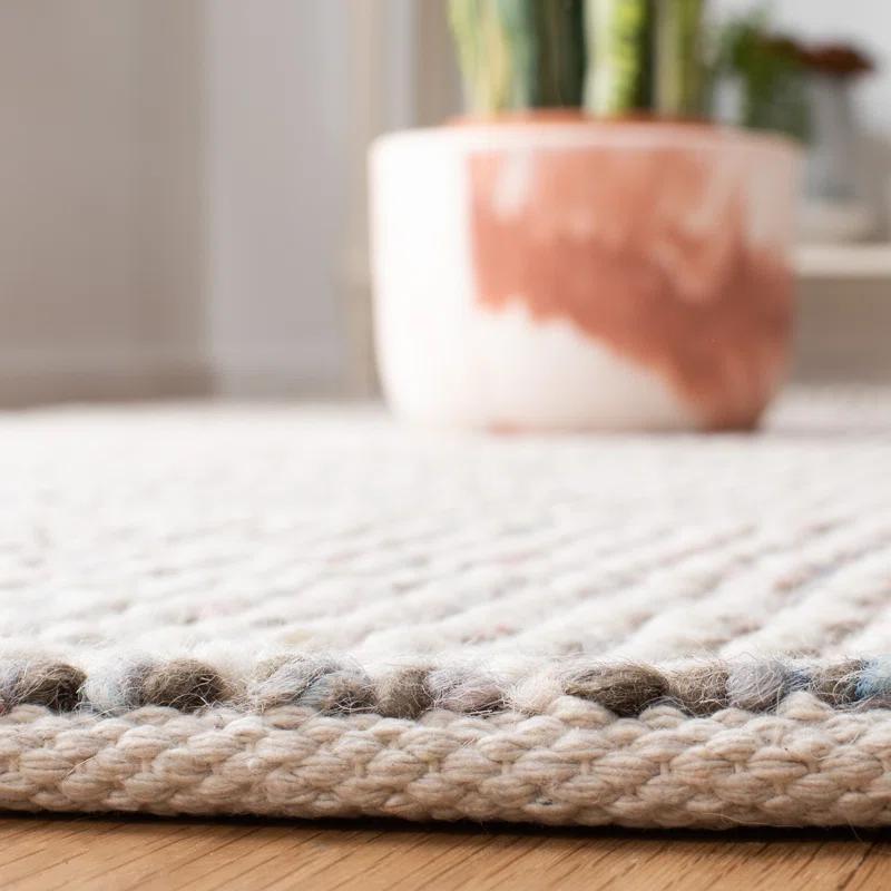 Latitude Run® Vermont Hand Woven Wool Solid Color Rug