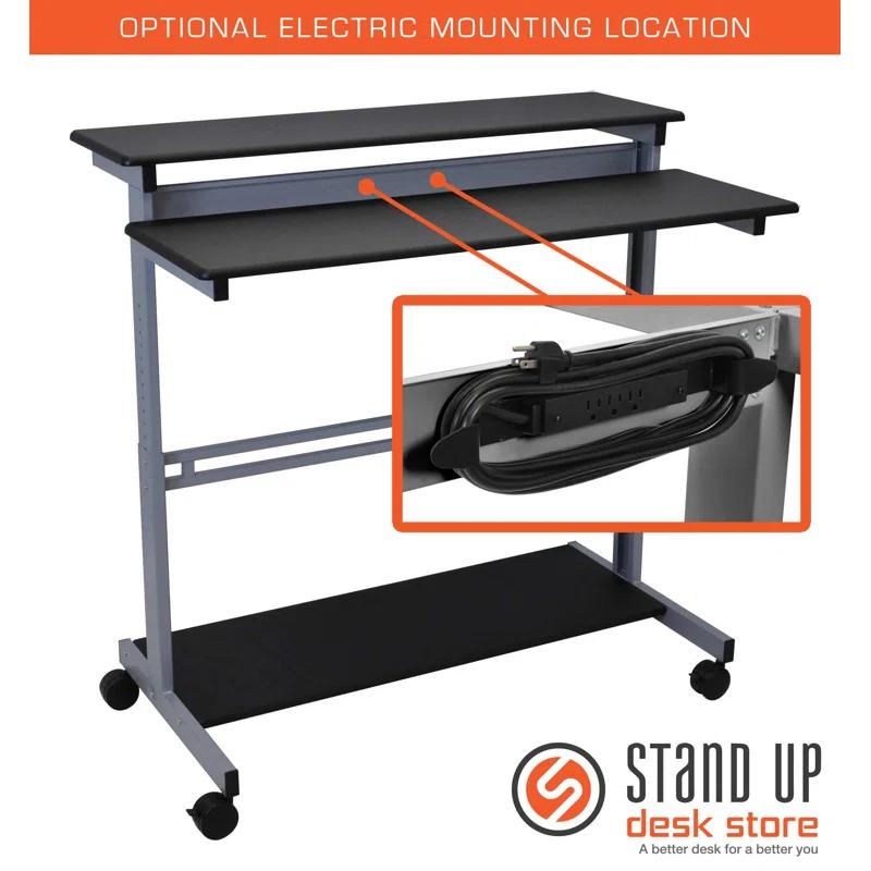 Stand Up Desk Store Rolling Adjustable Height Standing Desk