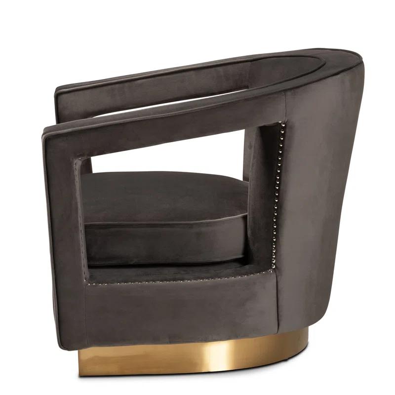 Rosdorf Park DelRe Velvet Armchair