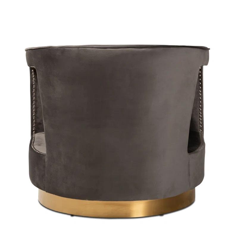 Rosdorf Park DelRe Velvet Armchair
