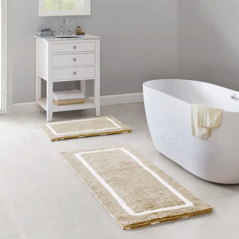 Madison Park Bittman Reversible High Pile Tufted Bath Rug