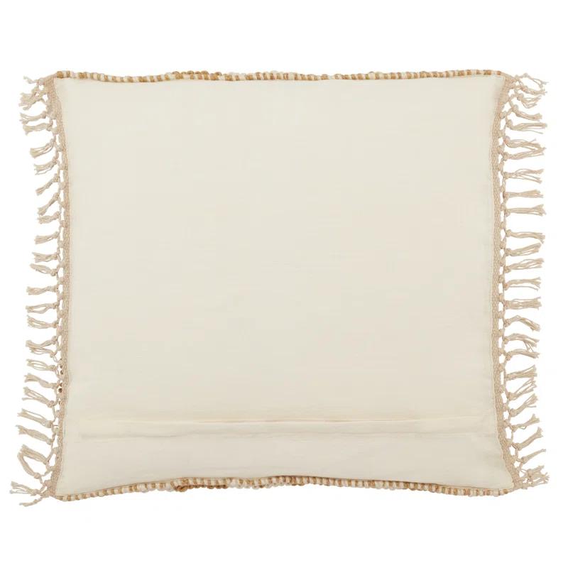 Oakleaf Chevron Polyester,Wool,Cotton Blend Throw Pillow