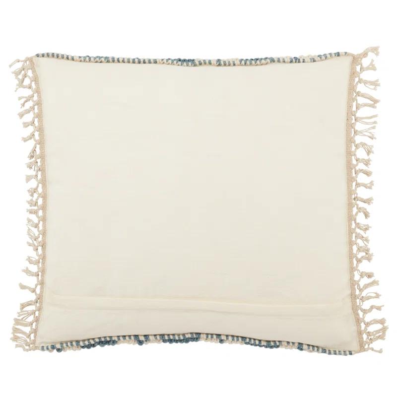 Oakleaf Chevron Polyester,Wool,Cotton Blend Throw Pillow