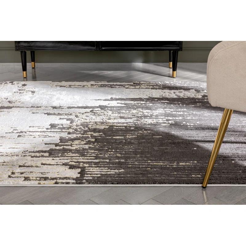 Wade Logan® Clomer Fairmount Geometric Gray Area Rug