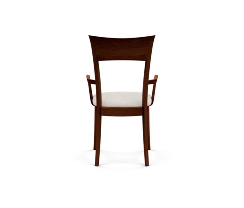 Ingrid 19.25'' H Upholstered Cherry Armchair