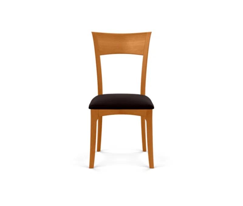 Ingrid Genuine Leather Upholstered Side Chair