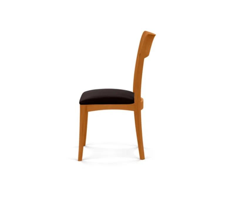 Ingrid Genuine Leather Upholstered Side Chair