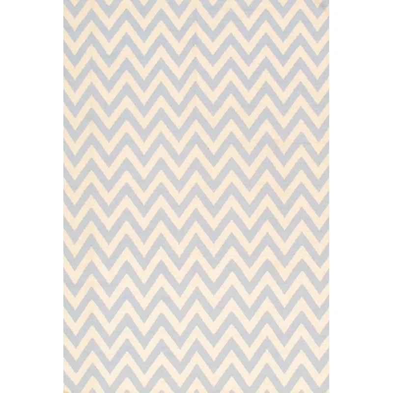 Pasargad Sahara Flatweave Wool Chevron Rug