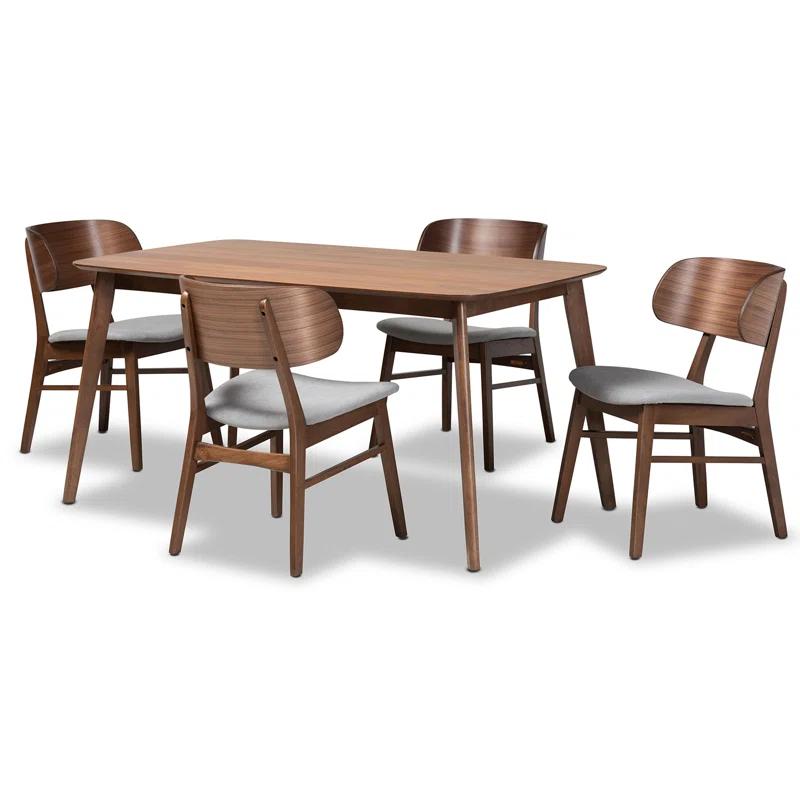 George Oliver Cadie 4 - Person Four Leg Dining Set