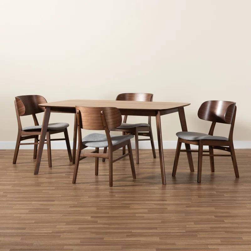 George Oliver Cadie 4 - Person Four Leg Dining Set