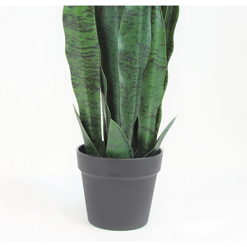 Primrue Faux Snake Plant (Sansevieria) Tree in Pot Liner