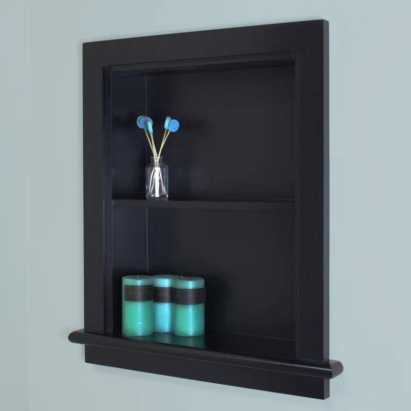 Fox Hollow Furnishings Fox Hollow Furnishings Recessed Wall Shelf with Adjustable Shelves