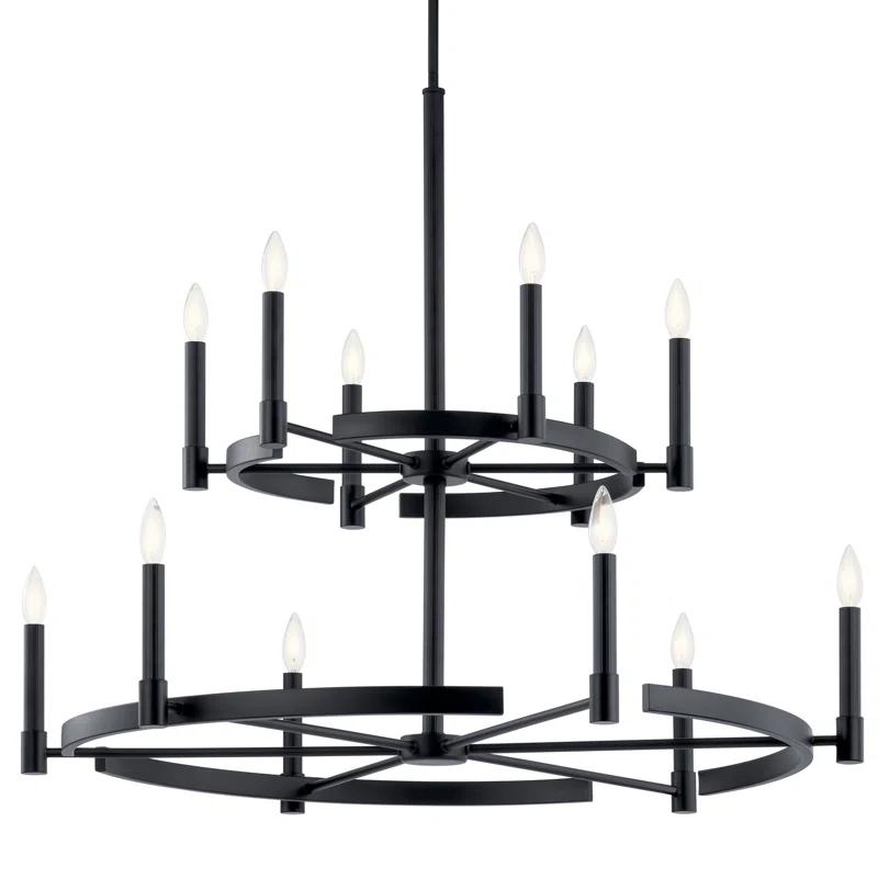 Kichler Lighting Tolani 12 - Light Chandelier in  Black