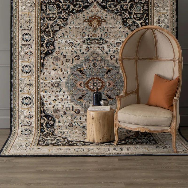 Karastan Chronos Oriental Ivory/Gray Area Rug