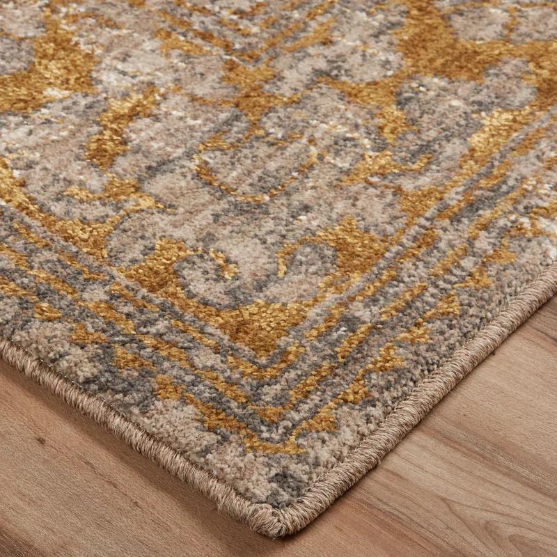 Karastan Amur Brown/Orange Area Rug