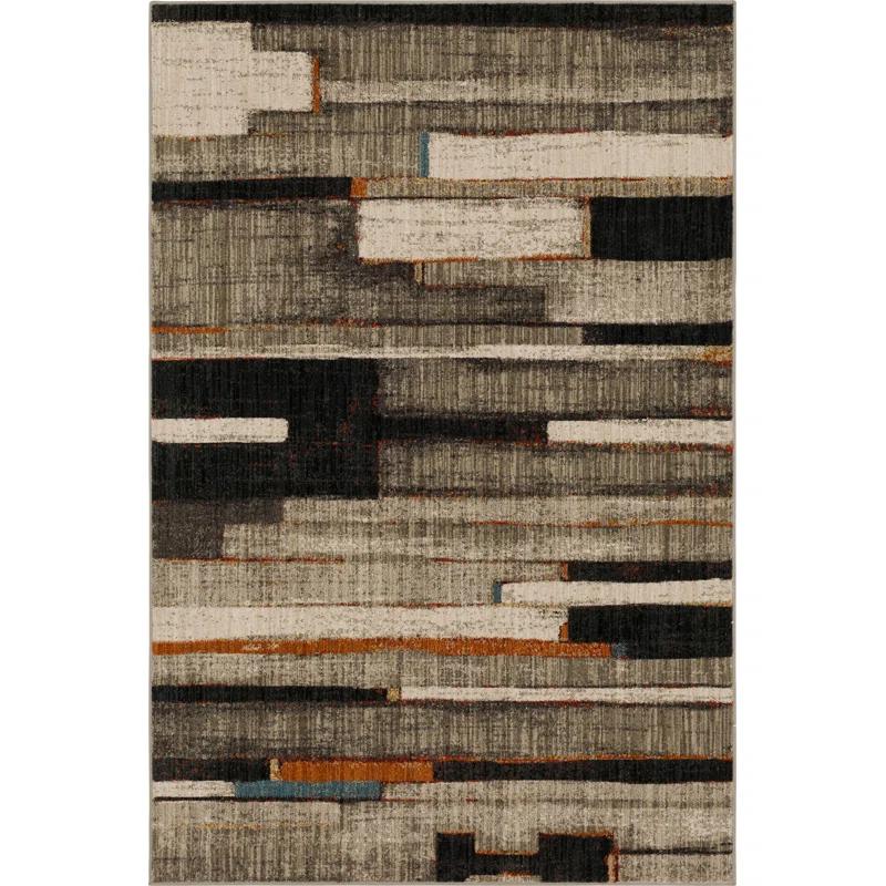 Karastan Black/Gray Area Rug