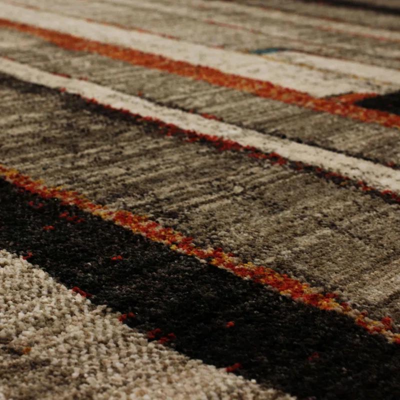 Karastan Black/Gray Area Rug