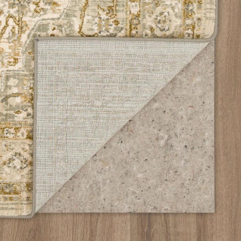 Silk Gray/Beige Area Rug