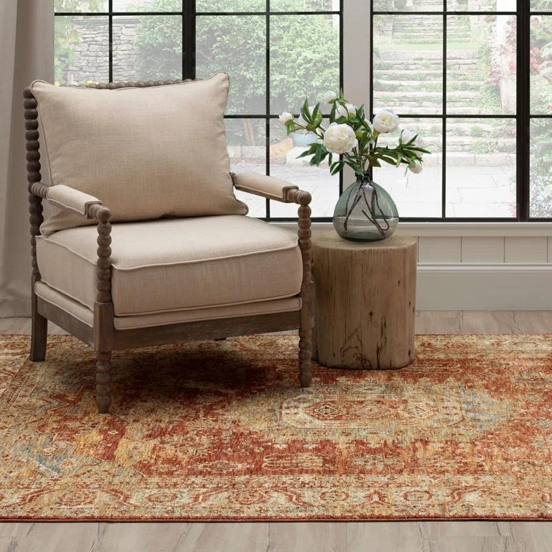 Karastan Palu Oriental Ivory/Beige Area Rug