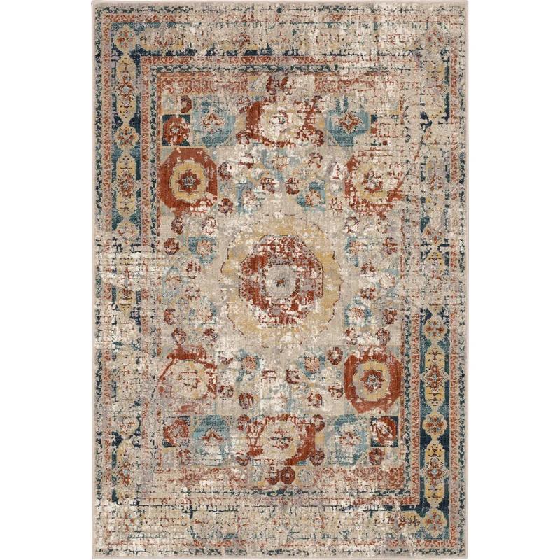 Elysian Gray Rectangular Viscose Silk Blend Area Rug, 9'6" x 12'11"