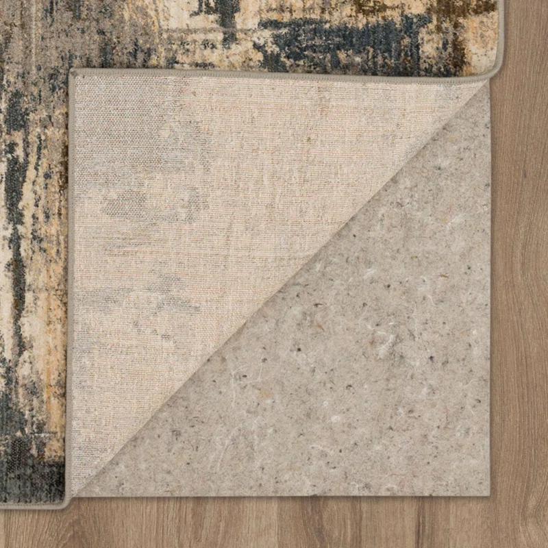 Karastan Treviso Abstract Gray/Beige Area Rug