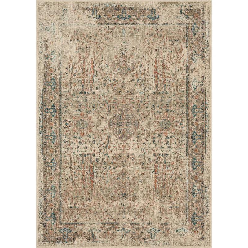 Chalfont Vintage-Inspired Blue Wool & Synthetic 8' x 11' Area Rug