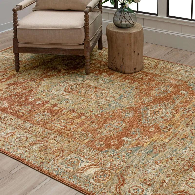 Karastan Palu Oriental Ivory/Beige Area Rug