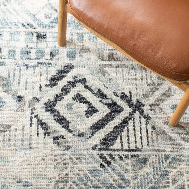 Safavieh Southwestern Hand Knotted 80% Wool And 20% Cotton Southwestern Rug