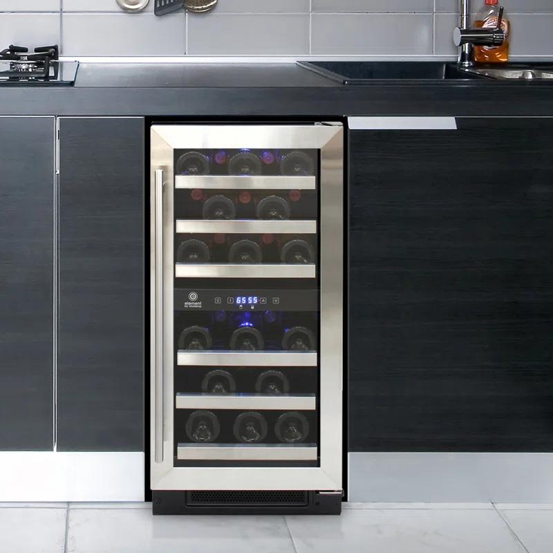 Vinotemp Connoisseur Series Compact Dual-Zone Wine Cooler
