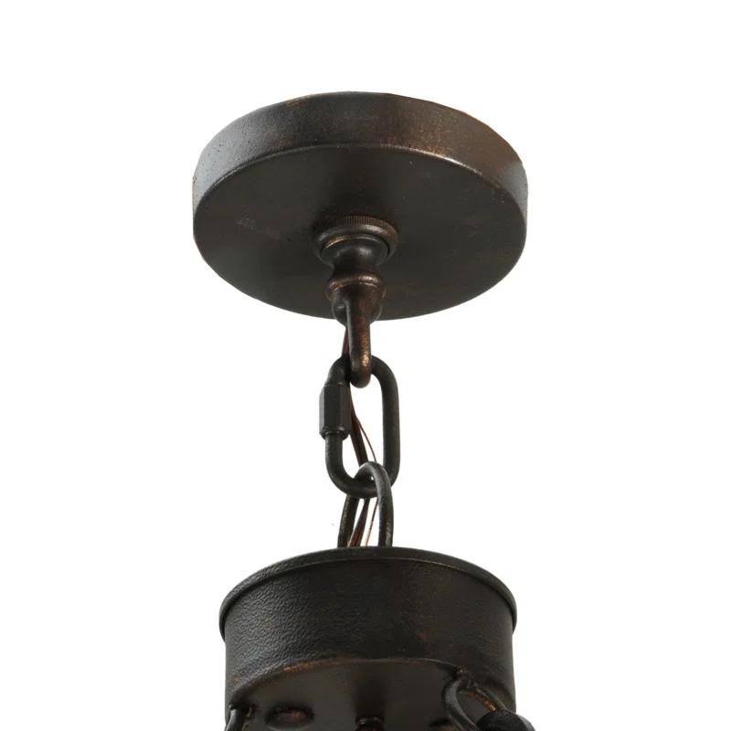 2nd Ave Lighting Fisherman 6 - Light Copper Rust Unique/Statement Pendant