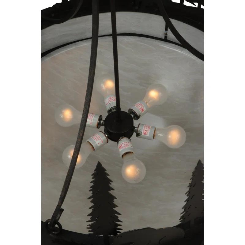 2nd Ave Lighting Fisherman 6 - Light Copper Rust Unique/Statement Pendant