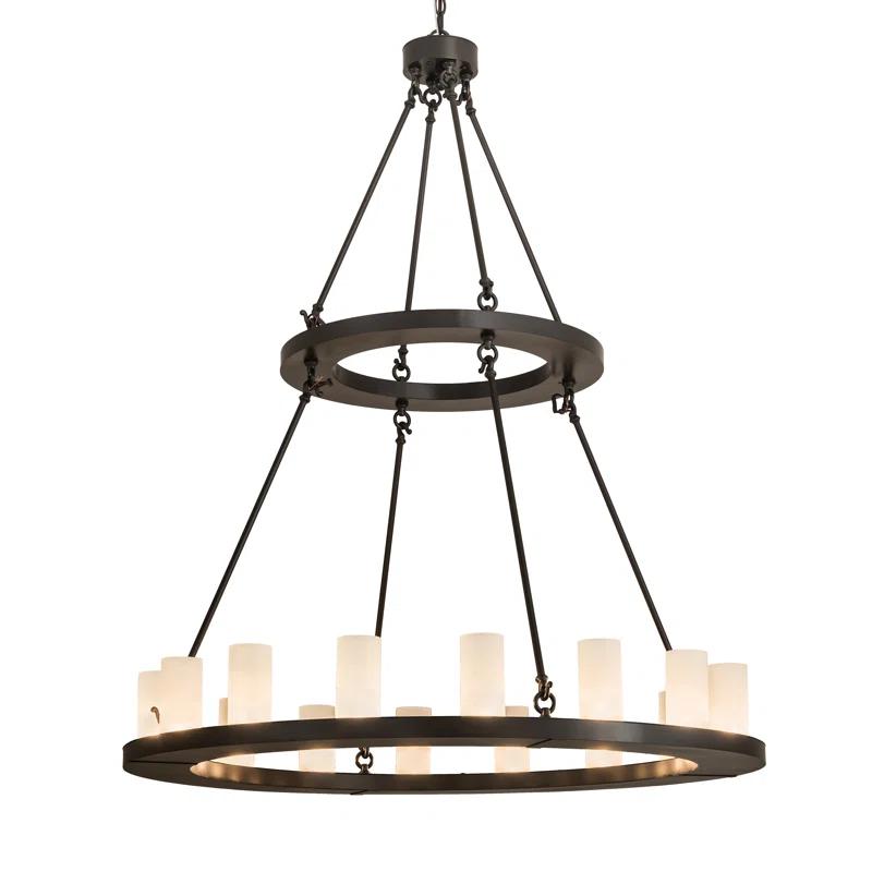 2nd Ave Lighting Loxley 16 - Light Timeless Bronze Unique/Statement Pendant