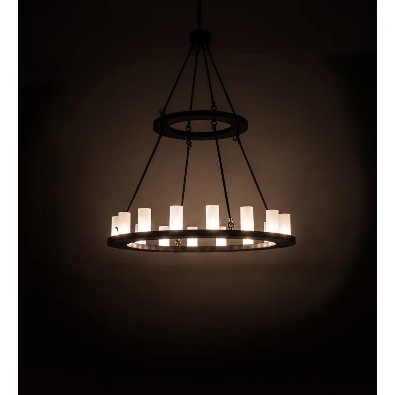 2nd Ave Lighting Loxley 16 - Light Timeless Bronze Unique/Statement Pendant