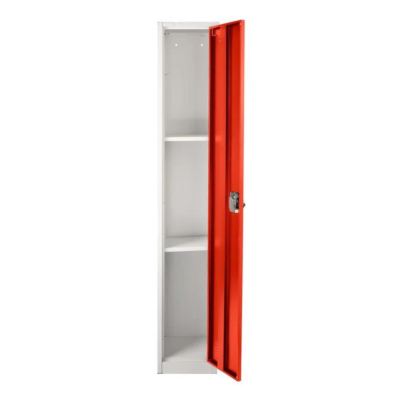 12'' Wide Steel 1-Tier School and Gym Locker (Set of 4)