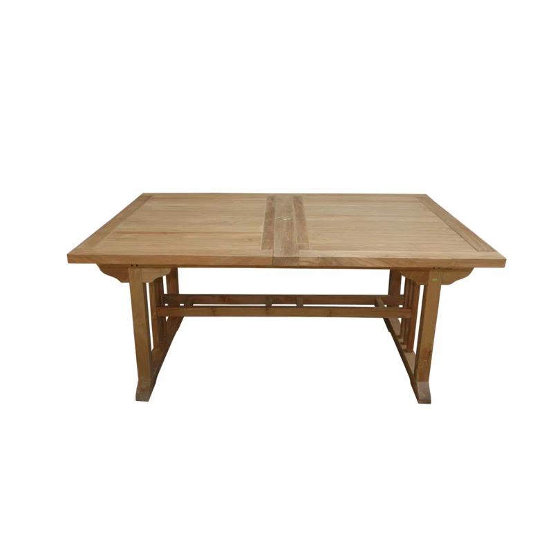 Anderson Teak  Sahara 106 in. Rectangular Double Extension Table