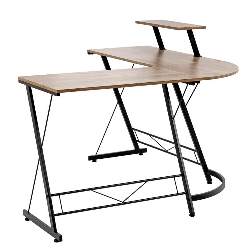 Inbox Zero Agide Metal Base Computer Desk