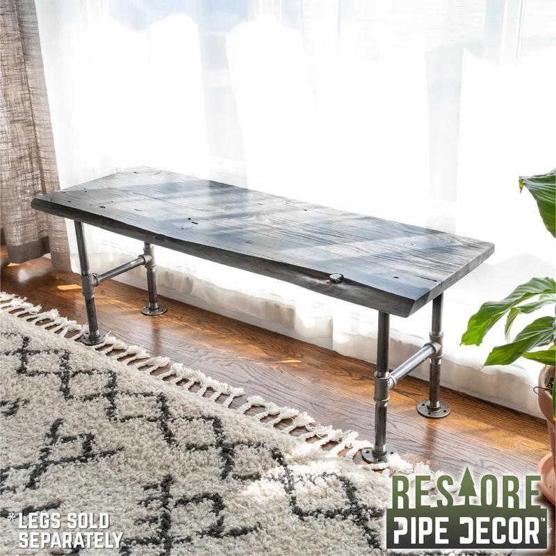 Riverstone Grey Reclaimed Wood 48" Console Tabletop