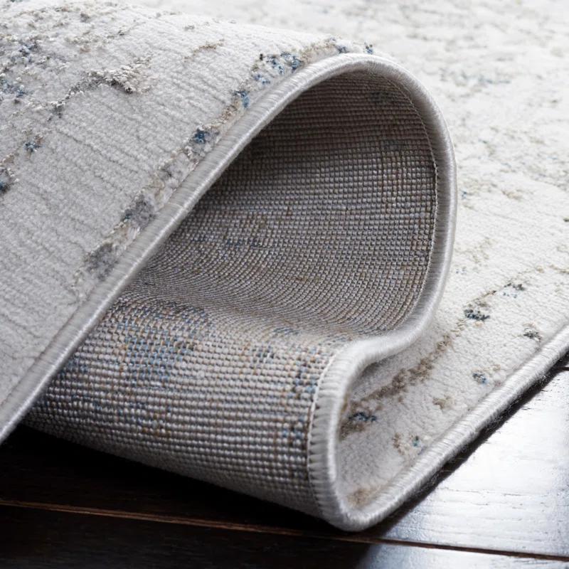 Steelside™ Wayde Abstract Gray/Beige Area Rug