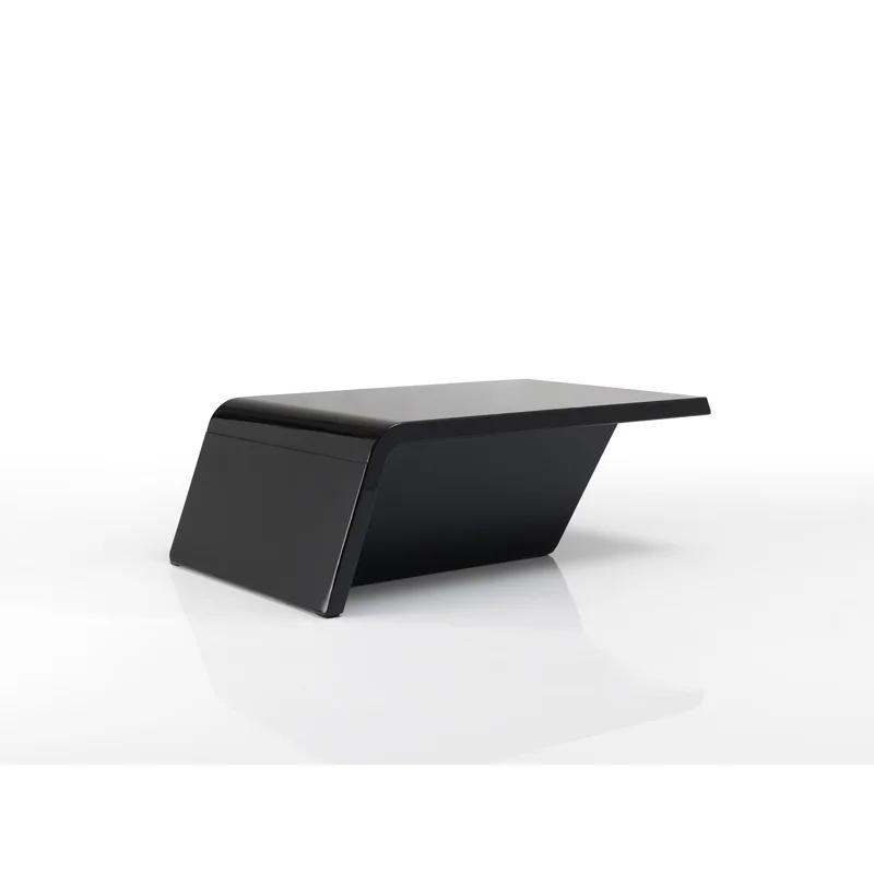 Origami-Inspired Anthracite Rest Plastic Coffee Table