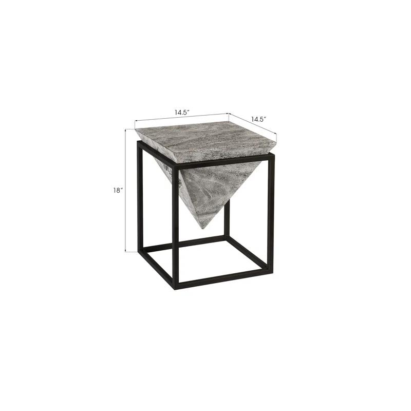 Inverted Pyramid Side Table