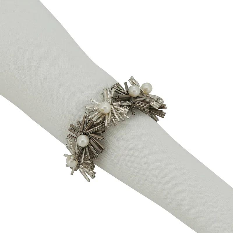 Saro Napkin Ring Collection Napkin Ring (Set of 4)