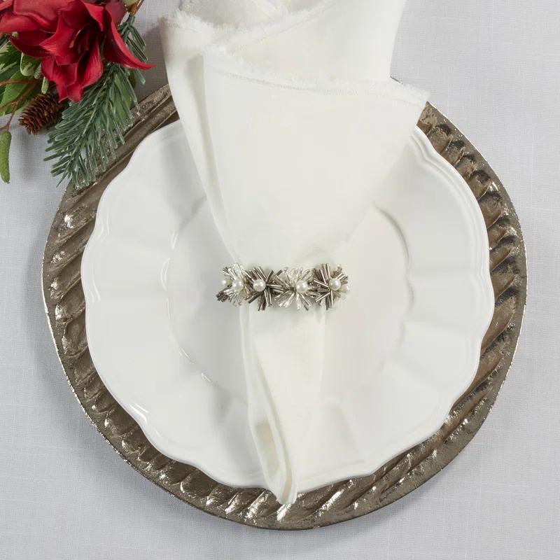 Saro Napkin Ring Collection Napkin Ring (Set of 4)