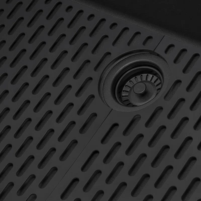 Ruvati 33-inch Undermount Workstation Granite Composite Kitchen Sink