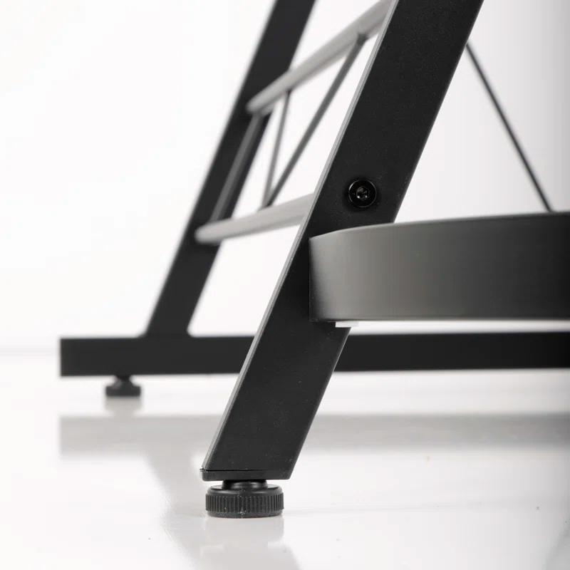 Inbox Zero Agide Metal Base Computer Desk