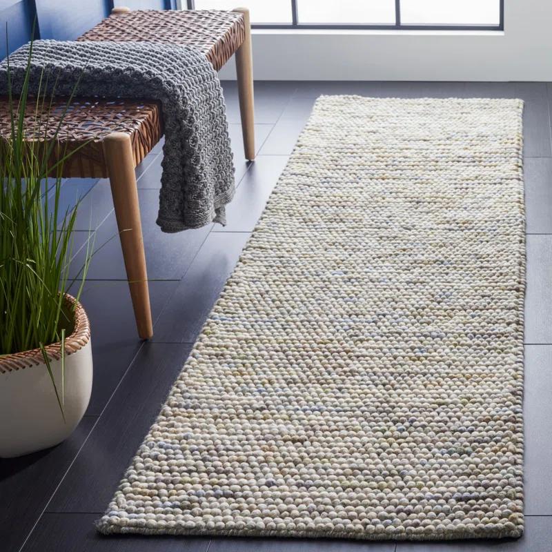 SAFAVIEH Natura Feride Geometric Runner Rug, Ivory/Multi, 2'3" x 14'