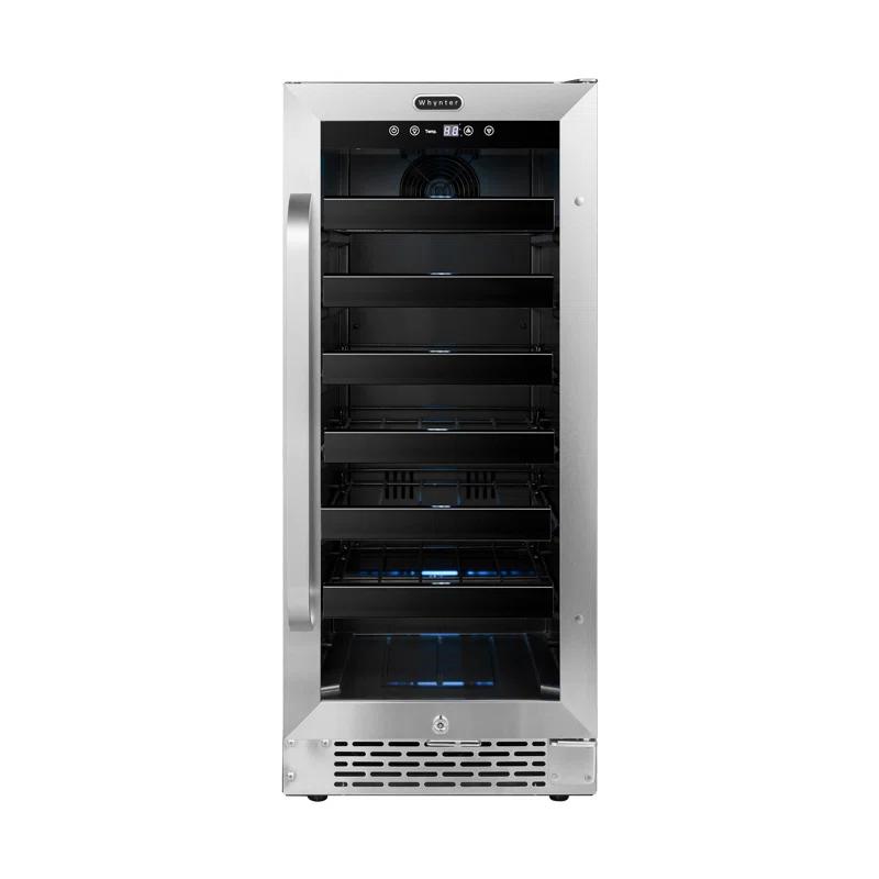 Whynter Whynter 15'' width 33 Bottle Single Zone Built-In Wine Refrigerator